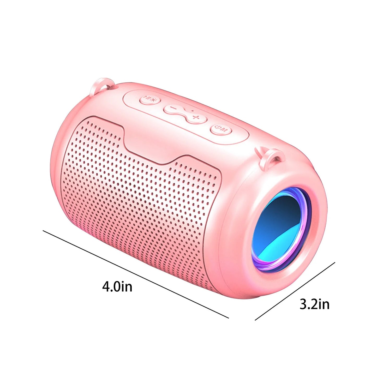 Up to 65% Off! Bluetooth Speakers Bluetooth 5.0 Colorful Streamer Mini Audio Outdoor Portable Bluetooth Audio Subwoofer Surround Sound Hifi Speaker Computer Speakers
