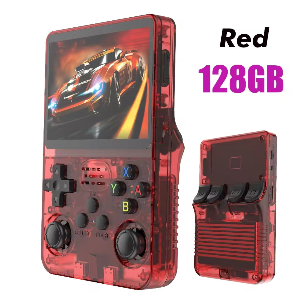 Open Source Retro Handheld Video Game Console Linux System 3.5 Inch IPS Screen Portable Pocket Video Player 64GB 128G Games