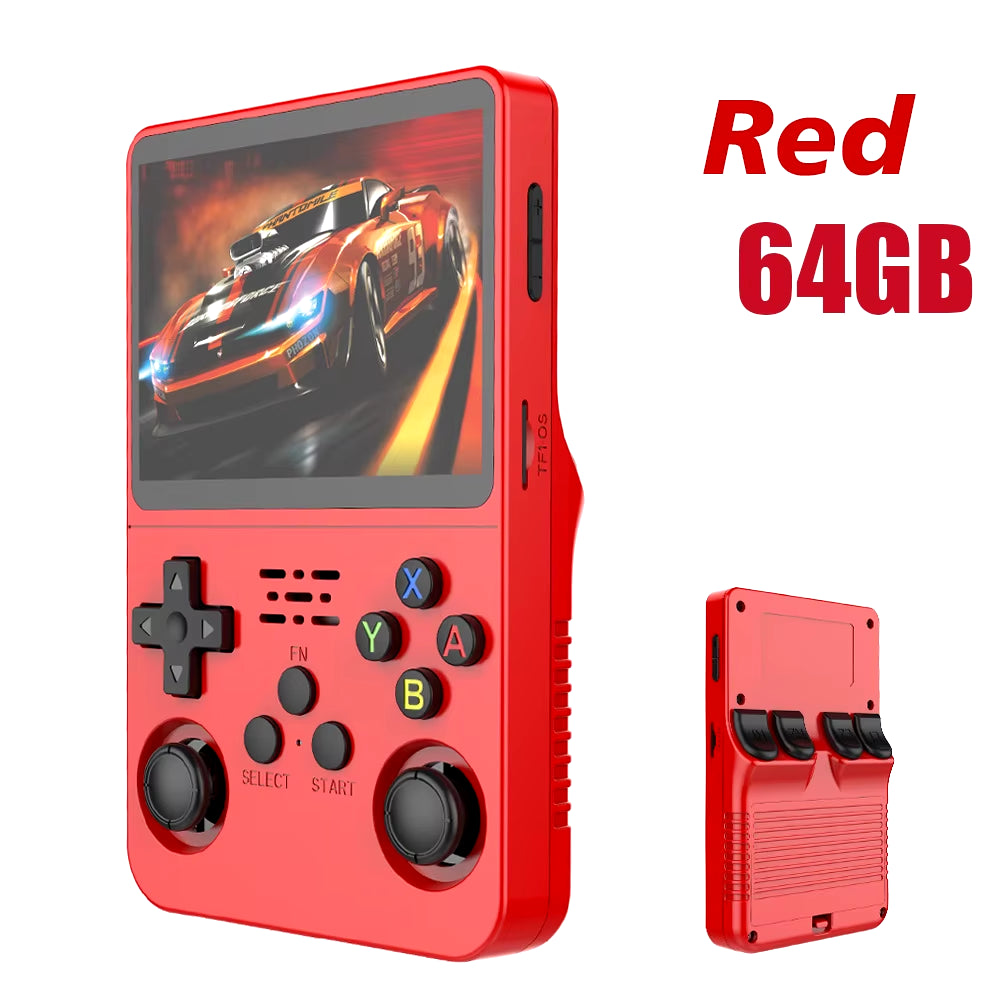 Open Source Retro Handheld Video Game Console Linux System 3.5 Inch IPS Screen Portable Pocket Video Player 64GB 128G Games