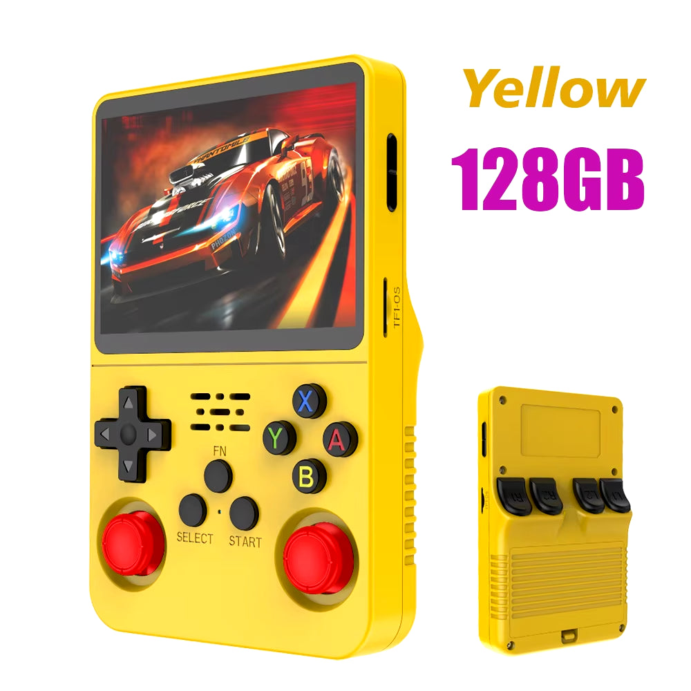 Open Source Retro Handheld Video Game Console Linux System 3.5 Inch IPS Screen Portable Pocket Video Player 64GB 128G Games