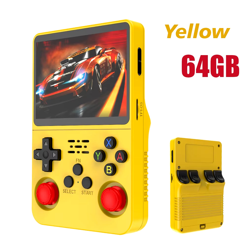 Open Source Retro Handheld Video Game Console Linux System 3.5 Inch IPS Screen Portable Pocket Video Player 64GB 128G Games