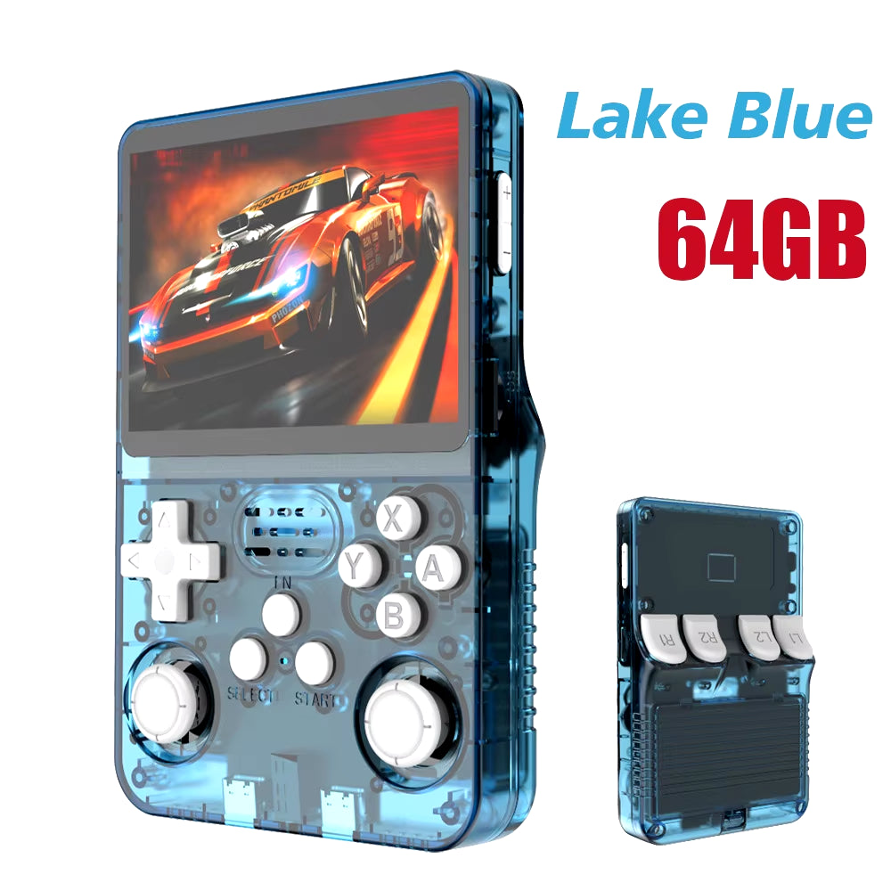 Open Source Retro Handheld Video Game Console Linux System 3.5 Inch IPS Screen Portable Pocket Video Player 64GB 128G Games