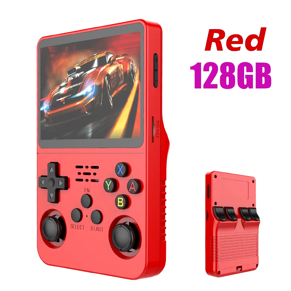 Open Source Retro Handheld Video Game Console Linux System 3.5 Inch IPS Screen Portable Pocket Video Player 64GB 128G Games