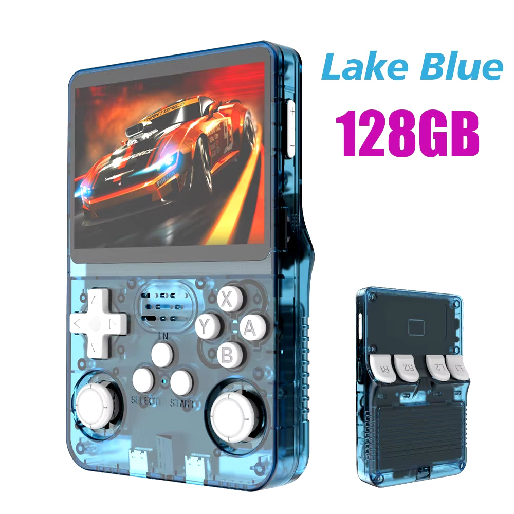 Open Source Retro Handheld Video Game Console Linux System 3.5 Inch IPS Screen Portable Pocket Video Player 64GB 128G Games