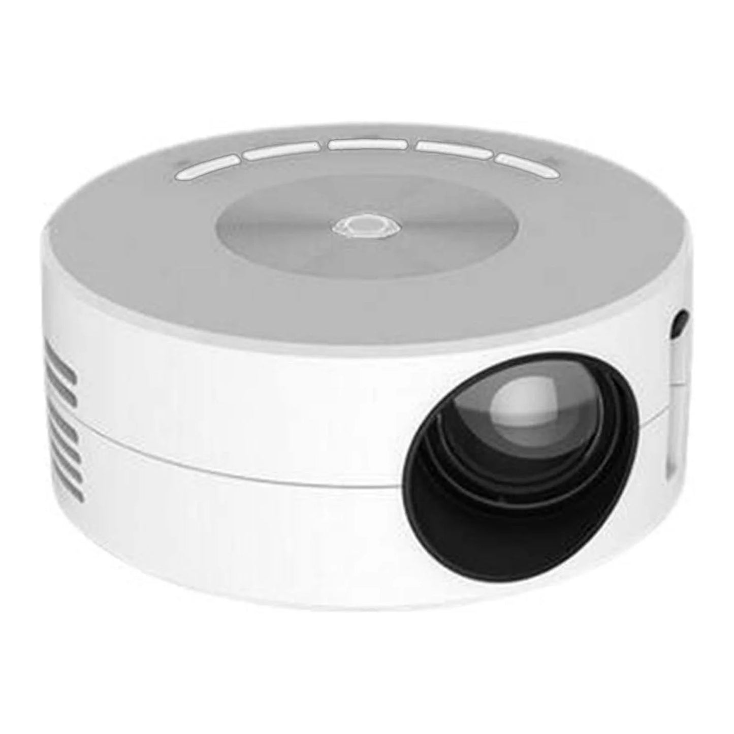 Mini Projector with Wifi and Bluetooth, 1080P Projector Portable Movie Projector for Home Theater/Outdoor, 9500 Lumens Multimedia Home Video Projector, Full Wired Same Screen Phone-White