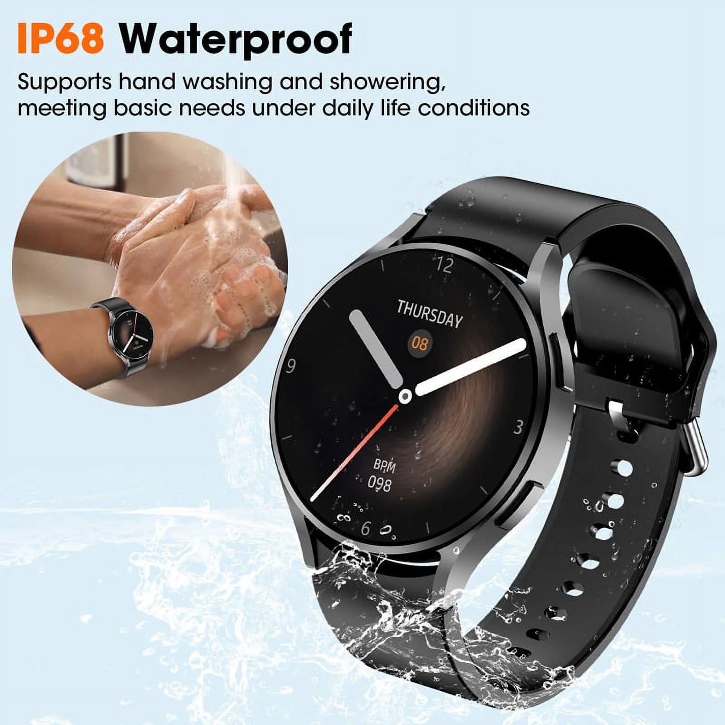 Women'S Smartwatch (Answering and Making Calls), 1.39-High-Definition Screen, Ip67 Waterproof Fitness and Sports Watch