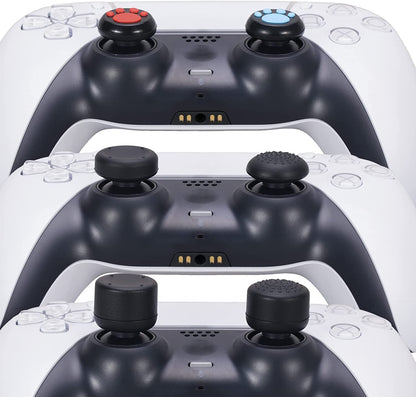 Water Transfer Printing Silicone Thickened Cover Skin Case for PS5 Dualsense Controller X 1(US Dollars) with Thumb Grips X 10