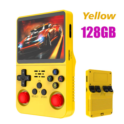 Open Source  Retro Handheld Video Game Console Linux System 3.5 Inch IPS Screen Portable Pocket Video Player 64GB 128G Games